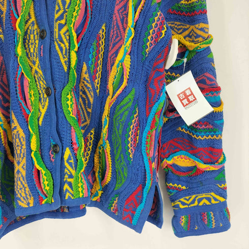 クージー COOGI 90S 3Dニットカーディガン メンズ import:M